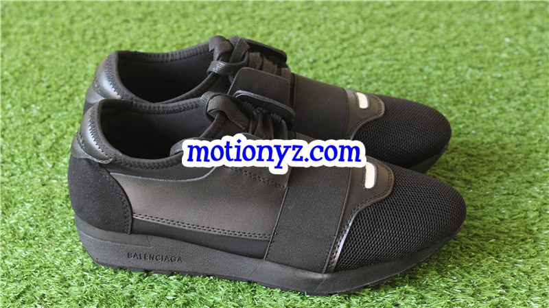 Balenciaga Race Runner Trainers All Black